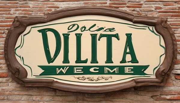 Panneau d'accueil dolce vita : créez une ambiance italienne authentique